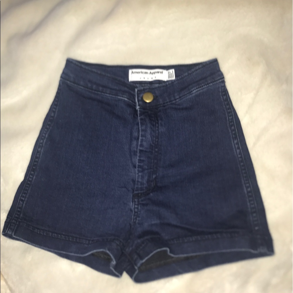 American apparel high waisted shorts